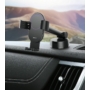 Kép 9/24 - Baseus Gravity  műszerfalra, vagy szélvédőre szerelhető autós telefontartó - ezüst