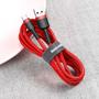 Kép 3/7 - Baseus Cafule USB - USB Type-C 2A, 3m kábel - piros-fekete