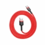 Kép 6/7 - Baseus Cafule USB - USB Type-C 3A 1m kábel - piros