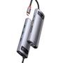 Kép 4/10 - Baseus Metal Gleam 8-az-1-ben HUB USB Type-C - USB Type-C PD 100 W / HDMI 4K 30Hz / SD + micro-SD olvasó / 3xUSB 3.2 Gen1 / RJ45 1Gbps - sötétszürke