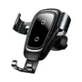 Kép 4/9 - Baseus Metal Gravity autós telefontartó és Qi vezeték nélküli töltő - fekete