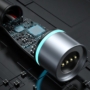 Kép 11/13 - Baseus Zinc Magnetic Series Lenovo Laptop töltő kábel USB Type-C - DC kerek töltő csatlakozó (4,0 x 1,7mm) 100W 2m - fekete