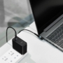 Kép 8/13 - Baseus Zinc Magnetic Series Lenovo Laptop töltő kábel USB Type-C - DC kerek töltő csatlakozó (4,0 x 1,7mm) 100W 2m - fekete