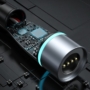 Kép 11/14 - Baseus Zinc Magnetic Series Lenovo Laptop töltő kábel USB Type-C - DC kerek töltő csatlakozó (5,5 x 2,5mm) 100W 2m - fekete