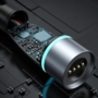Kép 11/14 - Baseus Zinc Magnetic Series Lenovo Laptop töltő kábel USB Type-C - DC kerek töltő csatlakozó (7,9 x 5,5mm) 100W 2m - fekete