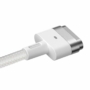 Kép 2/18 - Baseus Zinc Mágneses USB Type-C - Apple MacBook MagSafe 1 T-Shaped fonott tápkábel 60W 2m - fehér