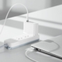 Kép 8/18 - Baseus Zinc Mágneses USB Type-C - Apple MacBook MagSafe 1 T-Shaped fonott tápkábel 60W 2m - fehér