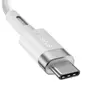 Kép 3/16 - Baseus Zinc Mágneses USB Type-C - Apple MacBook MagSafe 1 L-Shaped fonott tápkábel 60W 2m - fehér