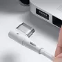 Kép 2/16 - Baseus Zinc Mágneses USB Type-C - Apple MacBook MagSafe 1 L-Shaped fonott tápkábel 60W 2m - fehér