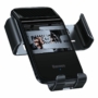 Kép 5/17 - Baseus Smart Solar Power Wireless napelemes automata autós telefon tartó szellőzőrácsba - fekete