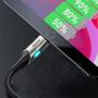 Kép 12/14 - Baseus Fish Eye USB Type-C - Lightning PD 480Mbps 18W 1m kábel kijelzővel - fekete