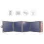 Kép 4/9 - Choetech összehajtható napelemes solar 14W 5V 2,4A töltő panel