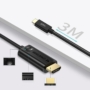 Kép 2/7 - Choetech XCH-0030 USB Type-C - HDMI 4K 30Hz 3m kábel - fekete