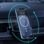 Kép 5/8 - Choetech MagSafe mágneses autós telefon tartó és QI vezeték nélküli töltő szellőzőnyílásba 15W