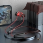 Kép 2/7 - Dudao U5X gamer és sport vezeték nélküli bluetooth nyakpántos headset - fekete-piros