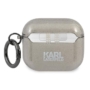 Kép 2/3 - Karl Lagerfeld AirPods 3 Glitter Choupette tok - áttetsző szürke