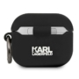 Kép 2/2 - Karl Lagerfeld AirPods 3 Silicone Choupette tok - fekete