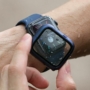 Kép 5/7 - UNIQ Apple Watch 44mm Nautic vízálló tok kijelzővédővel - sötétkék