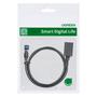 Kép 4/4 - Ugreen NW192 Ethernet RJ45 Cat8 40 Gbps 2m hosszabbító kábel - fekete