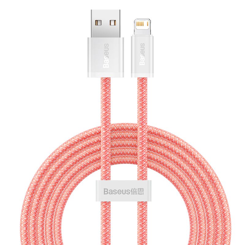 Baseus Dynamic USB - Lightning 2,4A 2m kábel - narancssárga