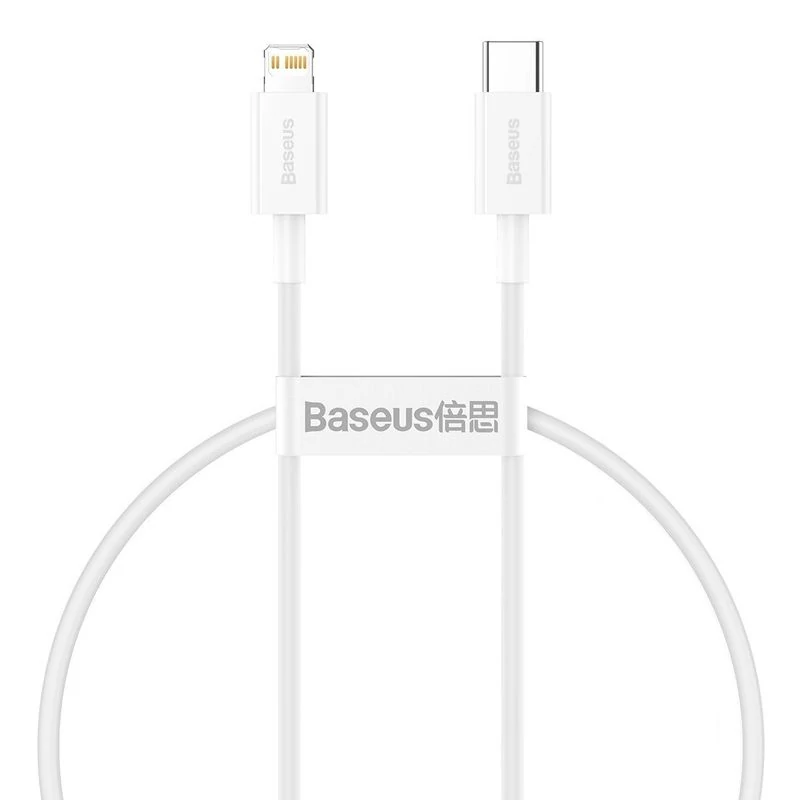 Baseus Superior USB-C - Lightning 20W PD 25cm kábel - fehér