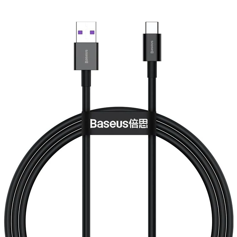 Baseus Superior USB - USB-C 66W PD 1m kábel - fekete