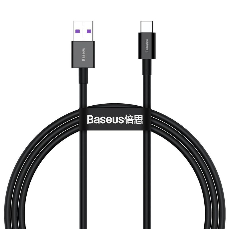 Baseus Superior USB - USB-C 66W PD 1m kábel - fekete