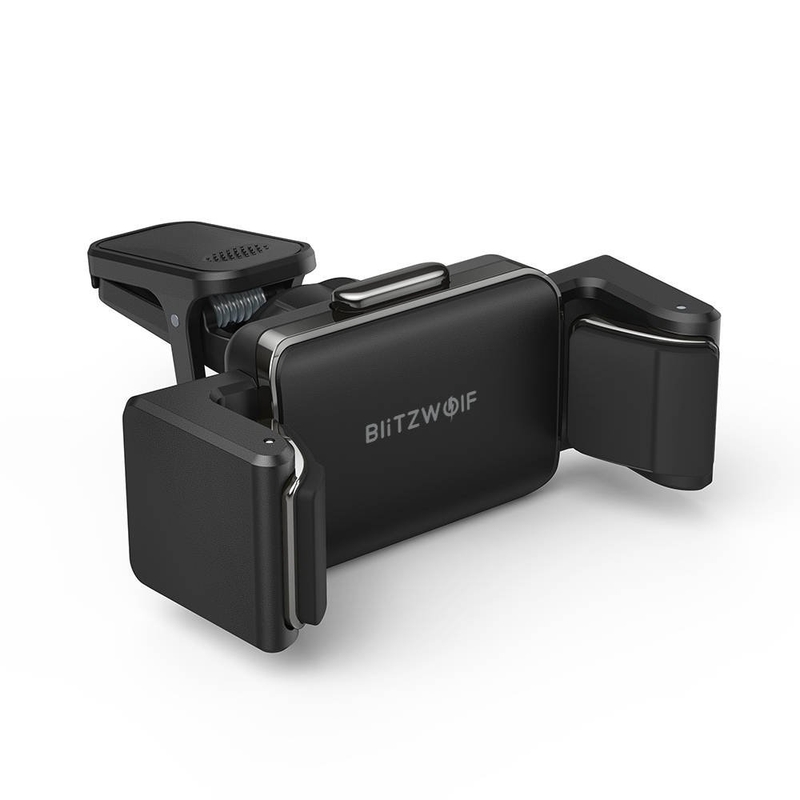 BlitzWolf BW-CF1 autós telefon tartó szellőzőnyílásba - fekete
