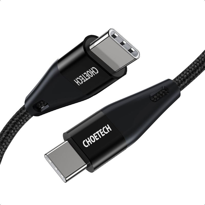 Choetech XCC-1004-BK USB-C - USB-C PD 60W 2m kábel - fekete