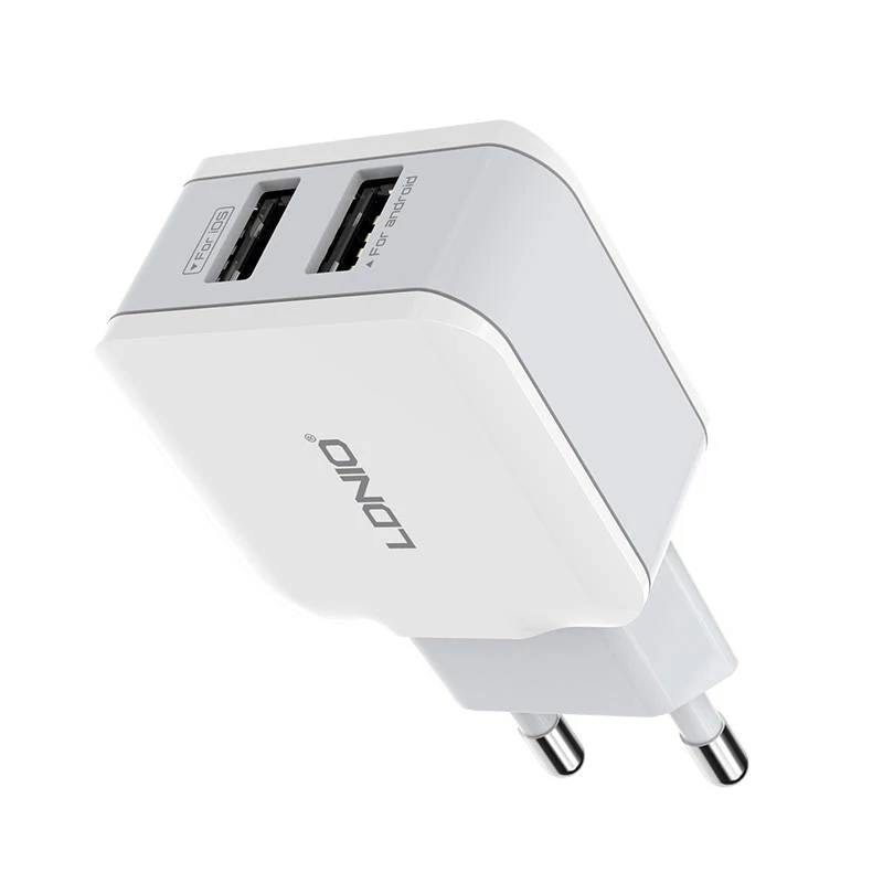 LDNIO A2202 2xUSB 12W hálózati töltő - fehér