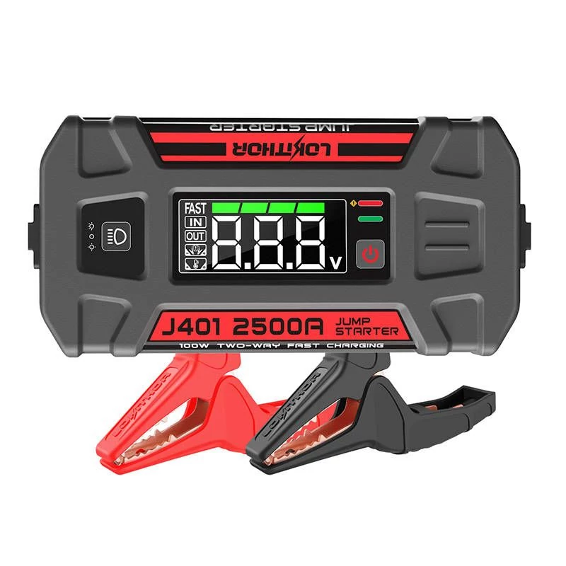 Lokithor J401 Powerbank / Jump Starter (bikázó), 2500A, 12V, 74Wh