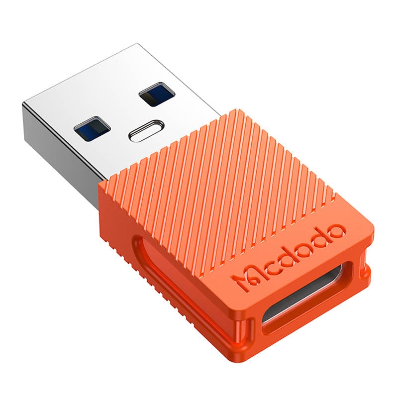 Mcdodo OT-6550 USB-C (F) - USB 3.0 (M) adapter - narancssárga