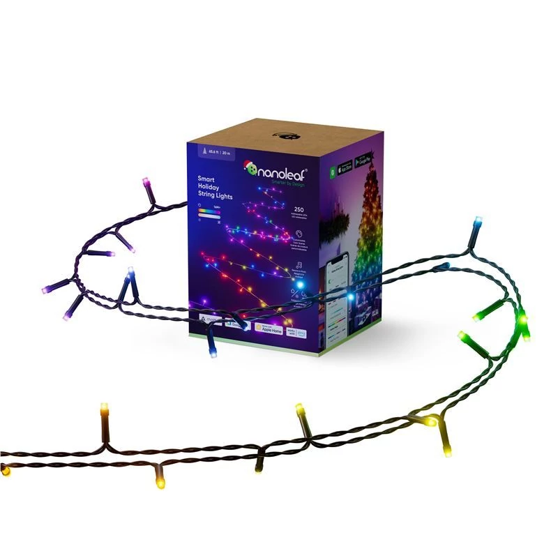 Nanoleaf Essentials Smart Holiday String Lights Starter kit 20m karácsonyi LED fénysor - Matter