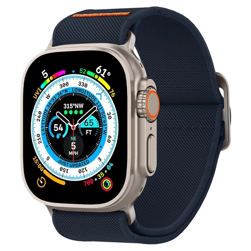 Spigen Lite Fit Ultra szíj - Apple Watch 49mm/45mm/44mm/42mm - sötétkék