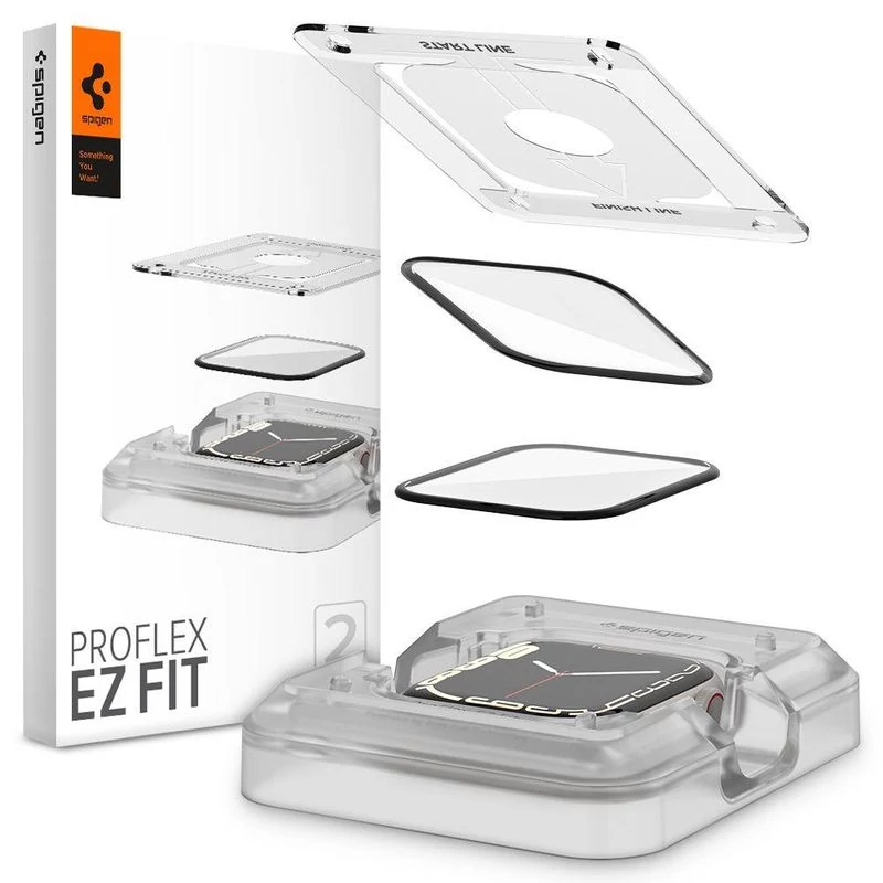 Spigen ProFlex EZ Fit kijelzővédő - Apple Watch 7/8 41mm - 2db