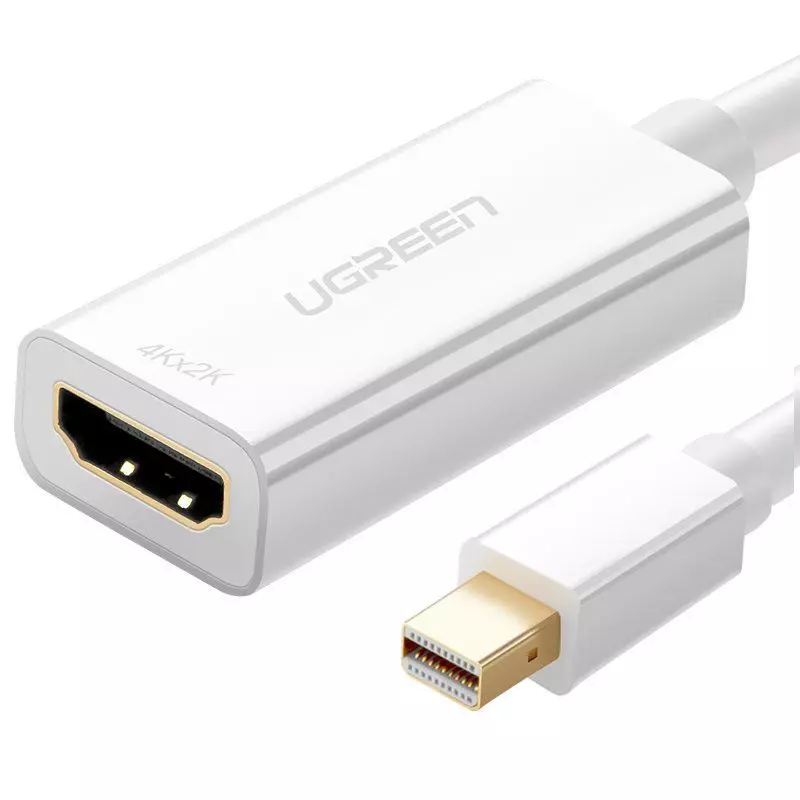 Ugreen MD112 Mini DisplayPort / Thunderbolt 2.0 (M) - HDMI (F) FHD 1080p adapter - fehér