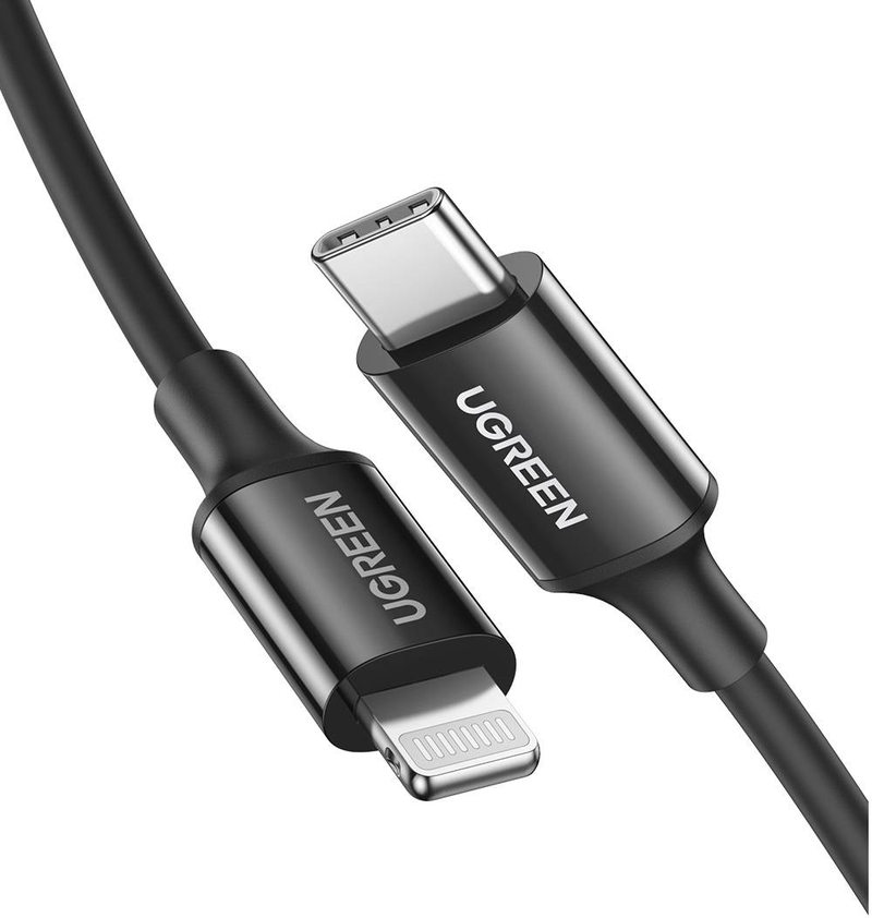 Ugreen US171 USB-C - Lightning 36W 2m kábel - fekete