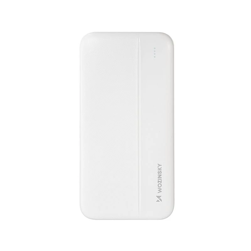 Wozinsky 10000mAh 2xUSB Power Bank - fehér