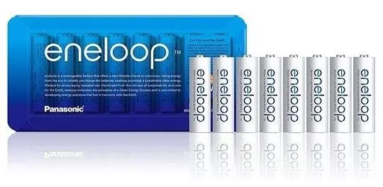 Panasonic eneloop 4MC-SP-8 AAA 750mAh Sliding Pack Ni-MH akkumulátor 8db