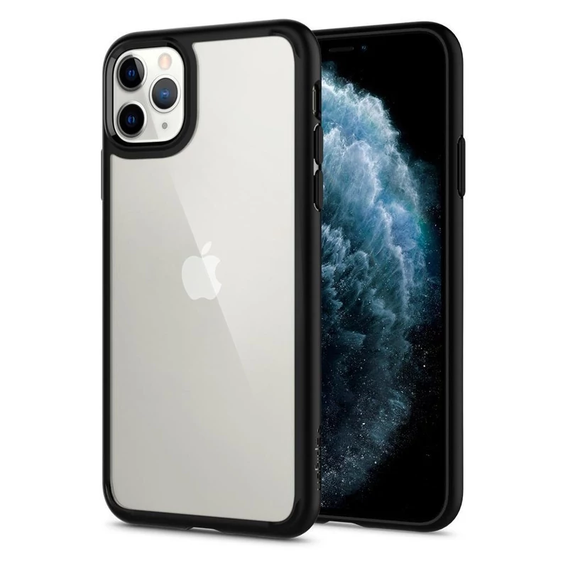 Spigen Apple iPhone 11 Pro Max Ultra Hybrid tok - matt fekete