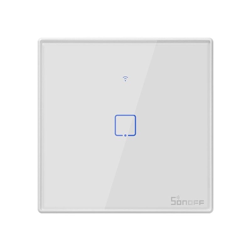 Sonoff T2EU1C-TX 1 csatornás Touch Light Switch Wi-Fi fali kapcsoló