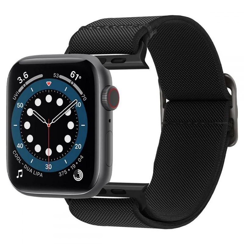 Spigen Apple Watch 42/44/45 mm Lite Fit szíj - fekete