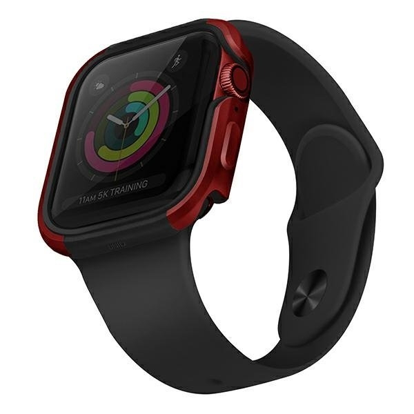UNIQ Apple Watch 44mm Valencia aluminium tok - piros