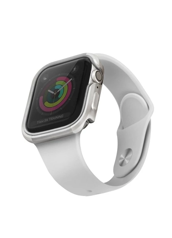 UNIQ Apple Watch 40mm Valencia aluminium tok - ezüst