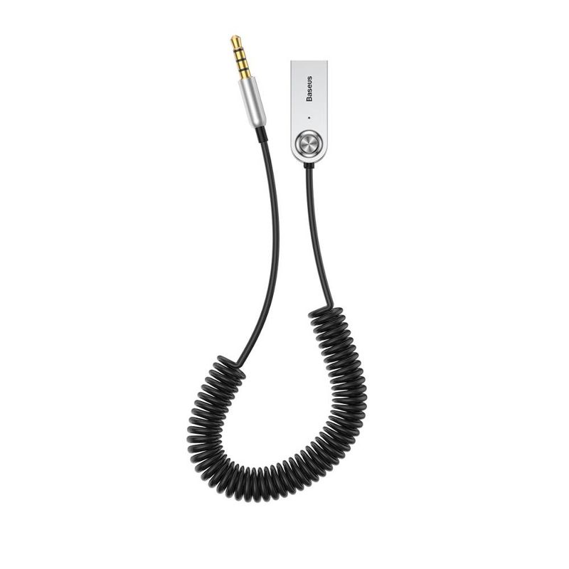 Baseus BA01 USB + Wireless adapter - 3,5mm jack kábel - fekete - BONTOTT