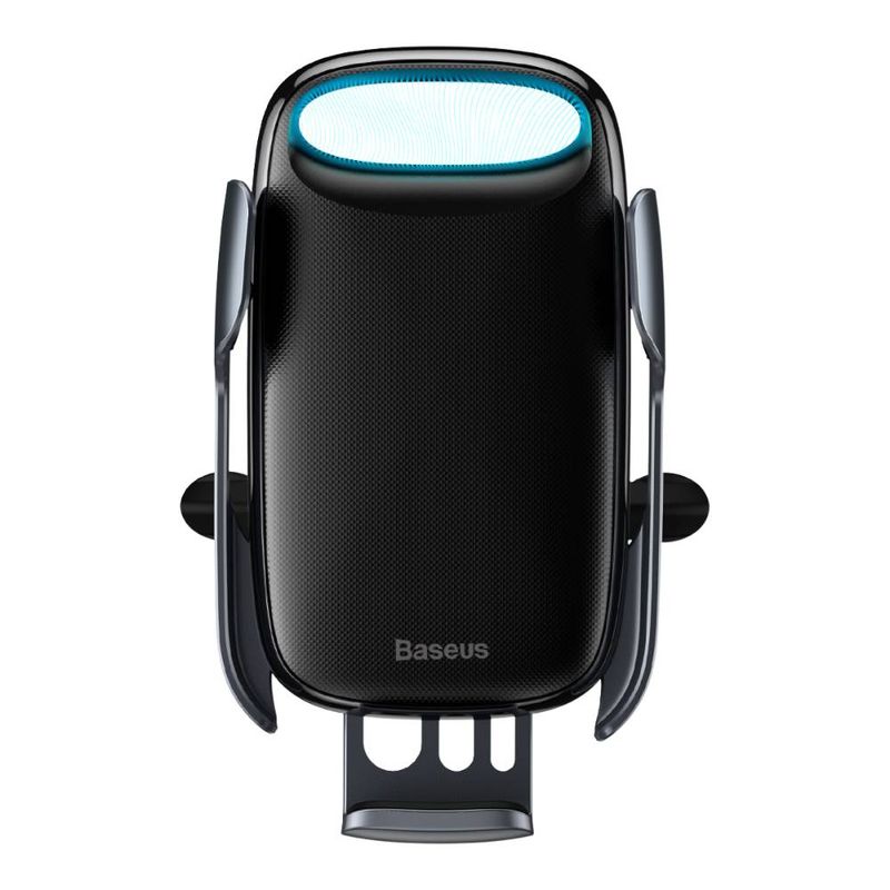 Baseus Milky Way Electric Aurora automata autós telefon tartó vezeték nélküli töltő funkcióval -  fekete