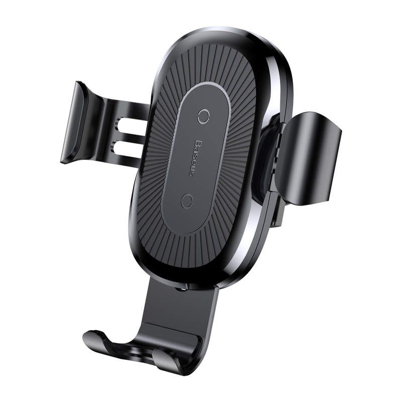 Baseus Gravity autós telefon tartó és vezeték nélküli töltő szellőzőnyílásba - fekete