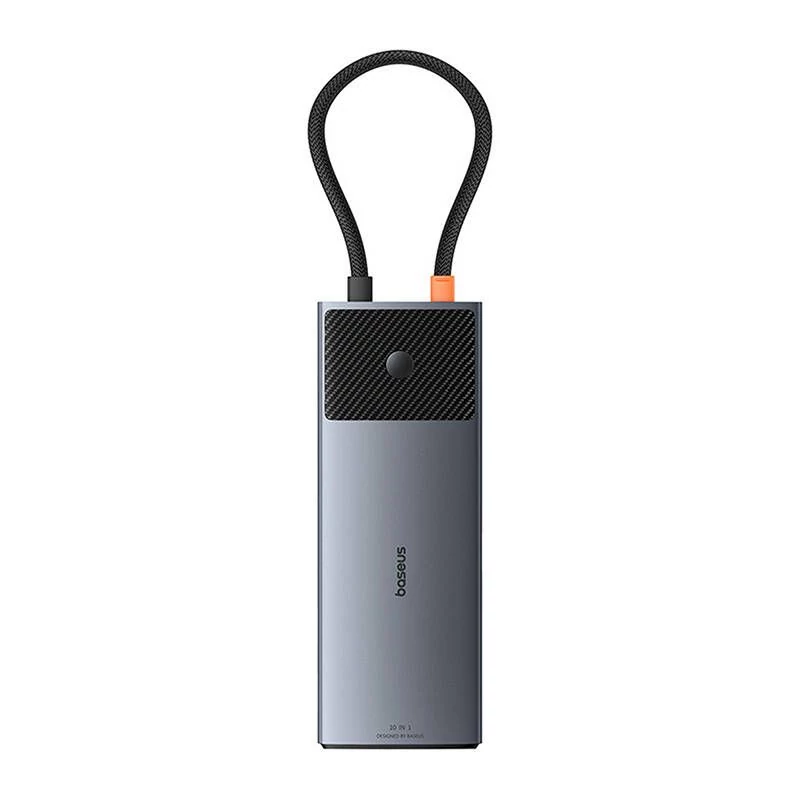 Baseus Metal Gleam II 10 az 1-ben USB-C - 2xHDMI + 3xUSB + USB-C PD + LAN + kártyaolvasó