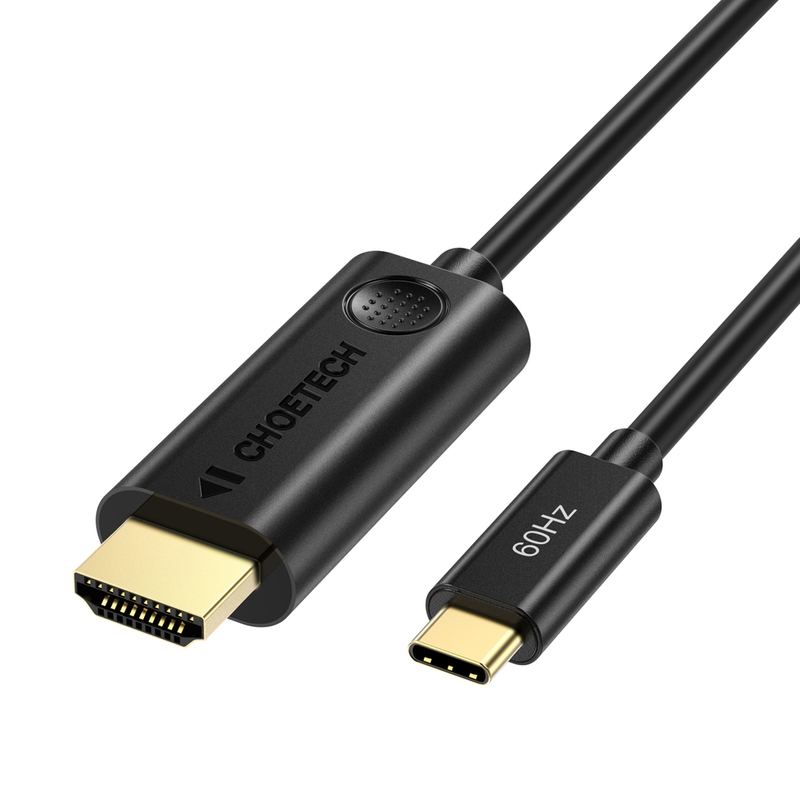 Choetech USB Type-C - HDMI 2.0 4K 60Hz 1,8m kábel - fekete