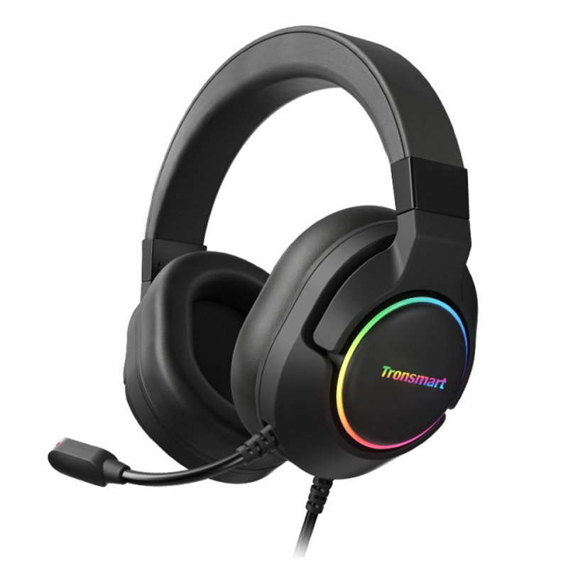 Tronsmart Sparkle RGB Gamer USB 7.1 Virtual Surround fejhallgató - fekete
